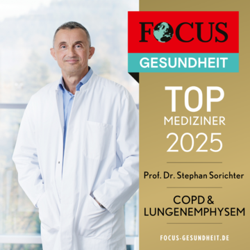 Focus Siegel "Top Mediziner 2025" - Prof. Dr. Sorichter 
