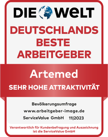 Artemed-Empfehlung-bester-Arbeitgeber-sehr hohe attraktivität