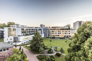 Luftansicht des St. Josefskrankenhaus Freiburg