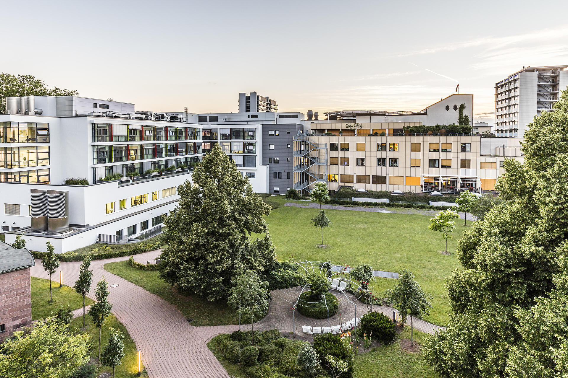 Luftansicht des St. Josefskrankenhaus Freiburg